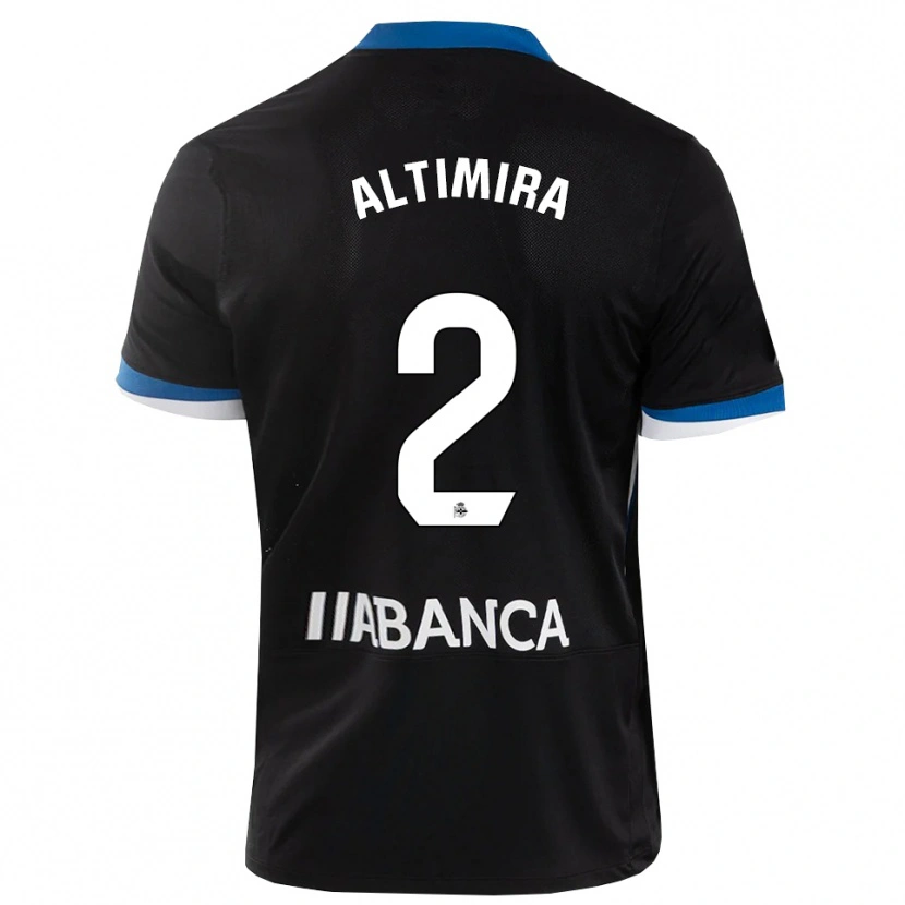 Danxen Herren Adrià Altimira #2 Schwarz Blau Weiß Auswärtstrikot Trikot 2026/27 T-Shirt Schweiz
