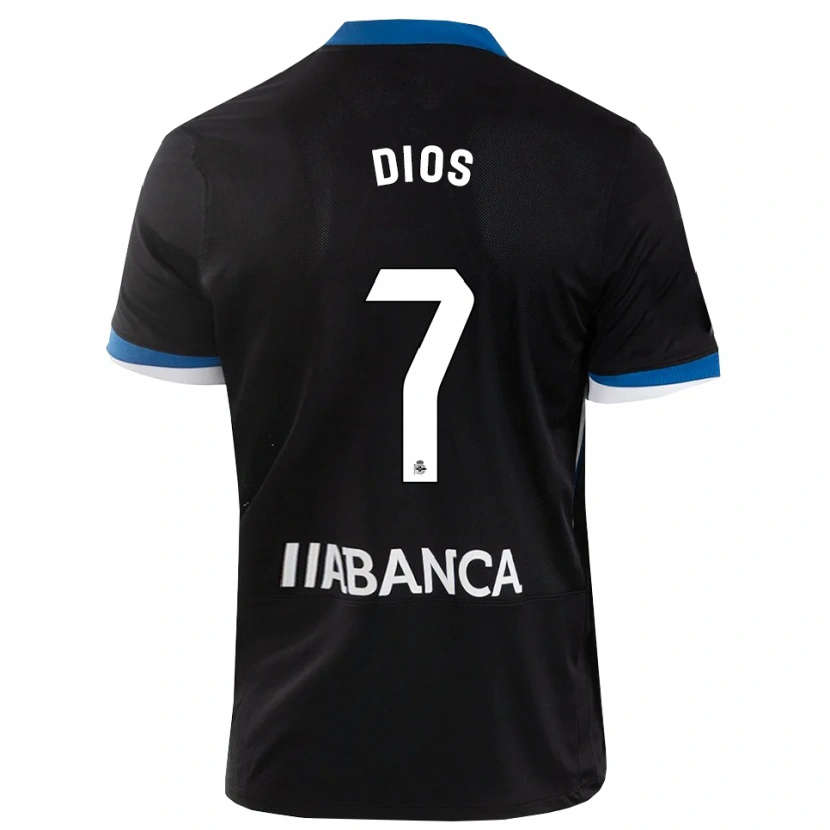 Danxen Herren Eva Dios #7 Schwarz Blau Weiß Auswärtstrikot Trikot 2026/27 T-Shirt Schweiz
