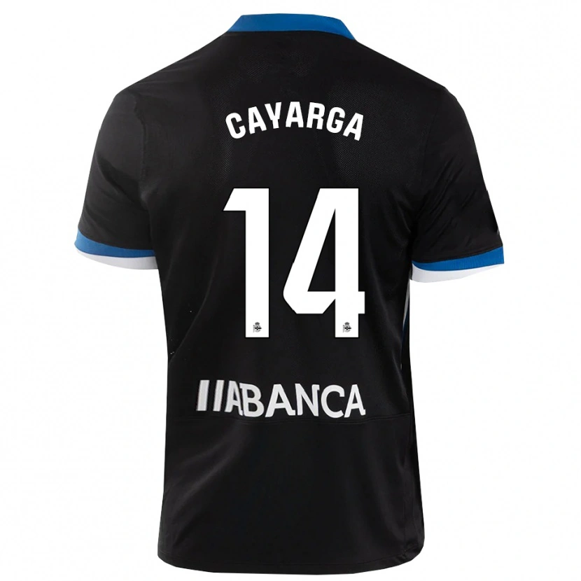 Danxen Herren Berto Cayarga #14 Schwarz Blau Weiß Auswärtstrikot Trikot 2026/27 T-Shirt Schweiz