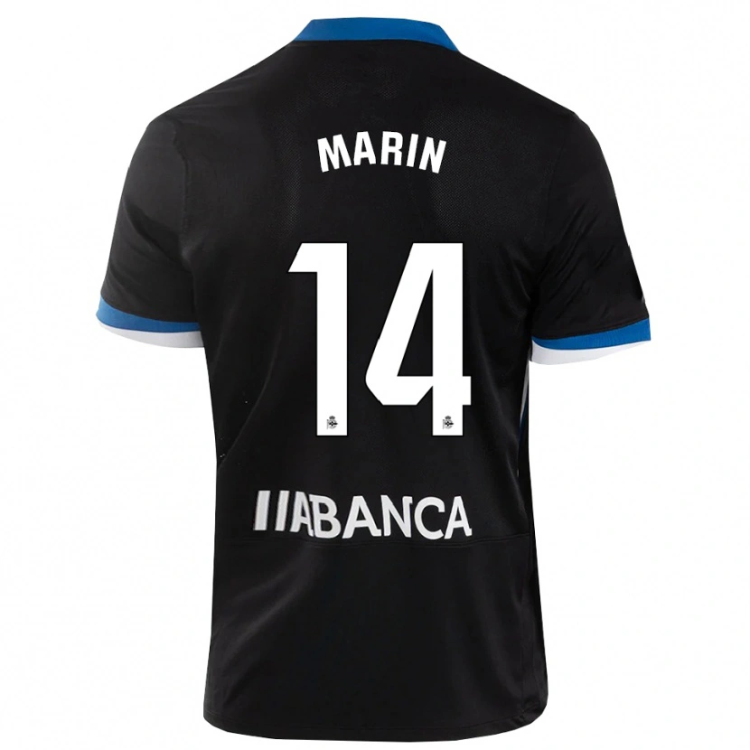 Danxen Herren Ainhoa Marín #14 Schwarz Blau Weiß Auswärtstrikot Trikot 2026/27 T-Shirt Schweiz
