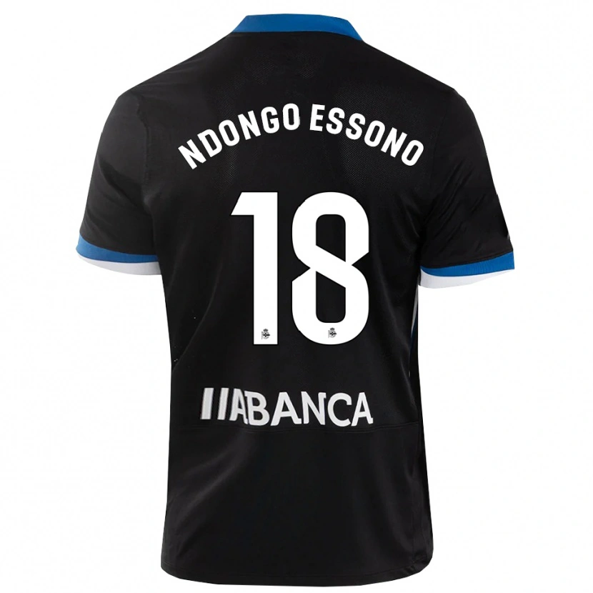 Danxen Herren Rodrigue Dipanda #18 Schwarz Blau Weiß Auswärtstrikot Trikot 2026/27 T-Shirt Schweiz