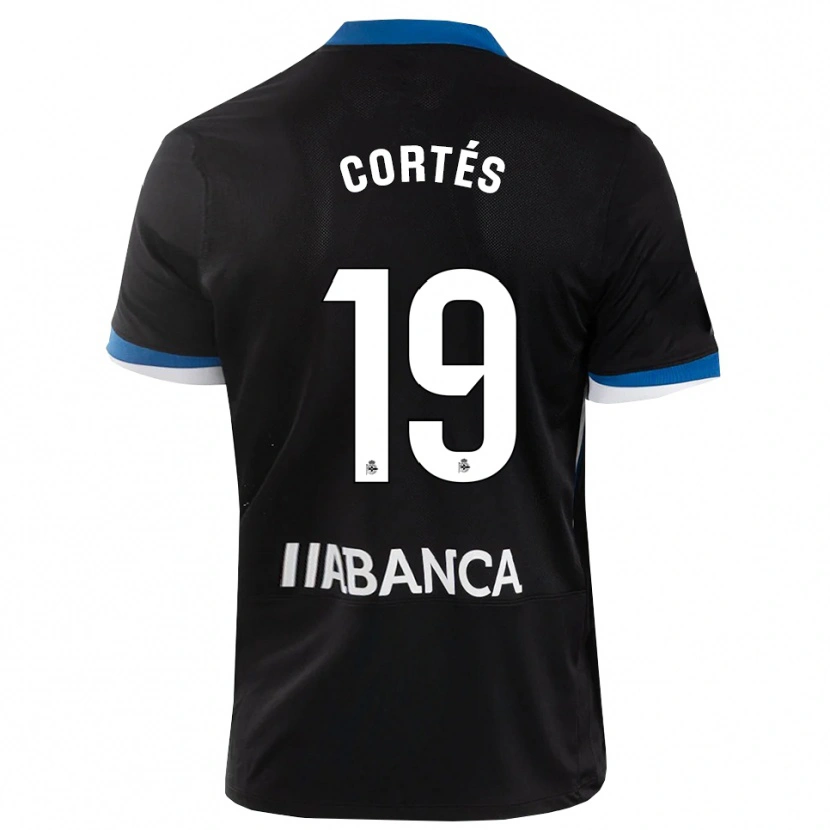 Danxen Herren Pablo Cortés #19 Schwarz Blau Weiß Auswärtstrikot Trikot 2026/27 T-Shirt Schweiz