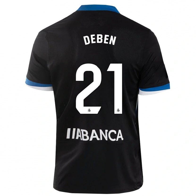 Danxen Herren Sara Debén #21 Schwarz Blau Weiß Auswärtstrikot Trikot 2026/27 T-Shirt Schweiz