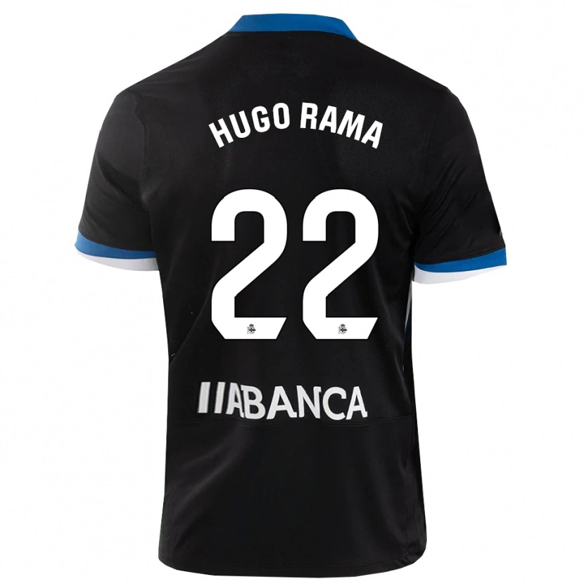 Danxen Herren Hugo Rama #22 Schwarz Blau Weiß Auswärtstrikot Trikot 2026/27 T-Shirt Schweiz