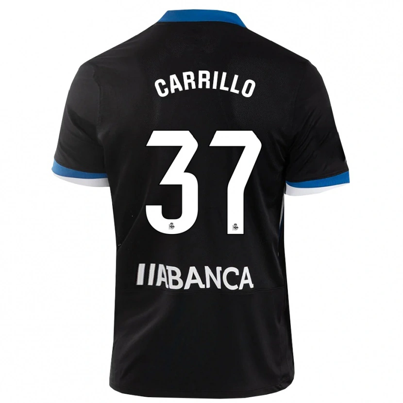 Danxen Herren Noé Carrillo #37 Schwarz Blau Weiß Auswärtstrikot Trikot 2026/27 T-Shirt Schweiz
