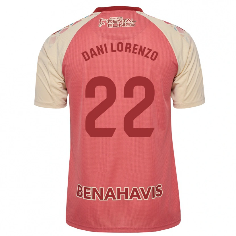Danxen Herren Dani Lorenzo #22 Hellrosa Rot Blau Auswärtstrikot Trikot 2026/27 T-Shirt Schweiz