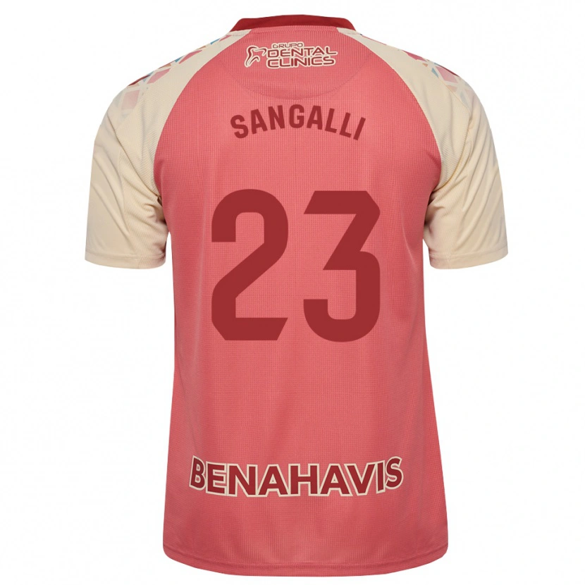 Danxen Herren Luca Sangalli #23 Hellrosa Rot Blau Auswärtstrikot Trikot 2026/27 T-Shirt Schweiz
