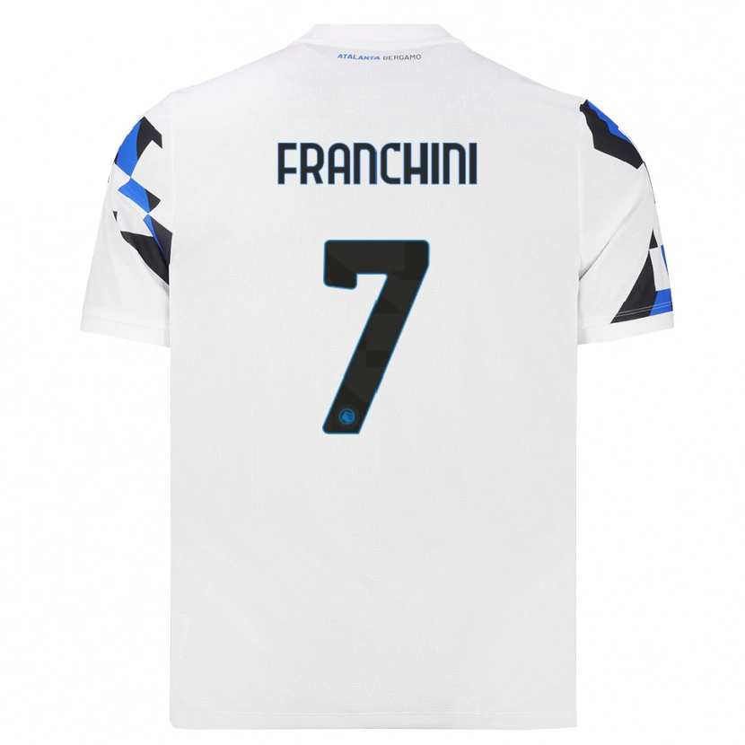 Danxen Herren Alessandro Franchini #7 Weiß Rot Blau Auswärtstrikot Trikot 2026/27 T-Shirt Schweiz
