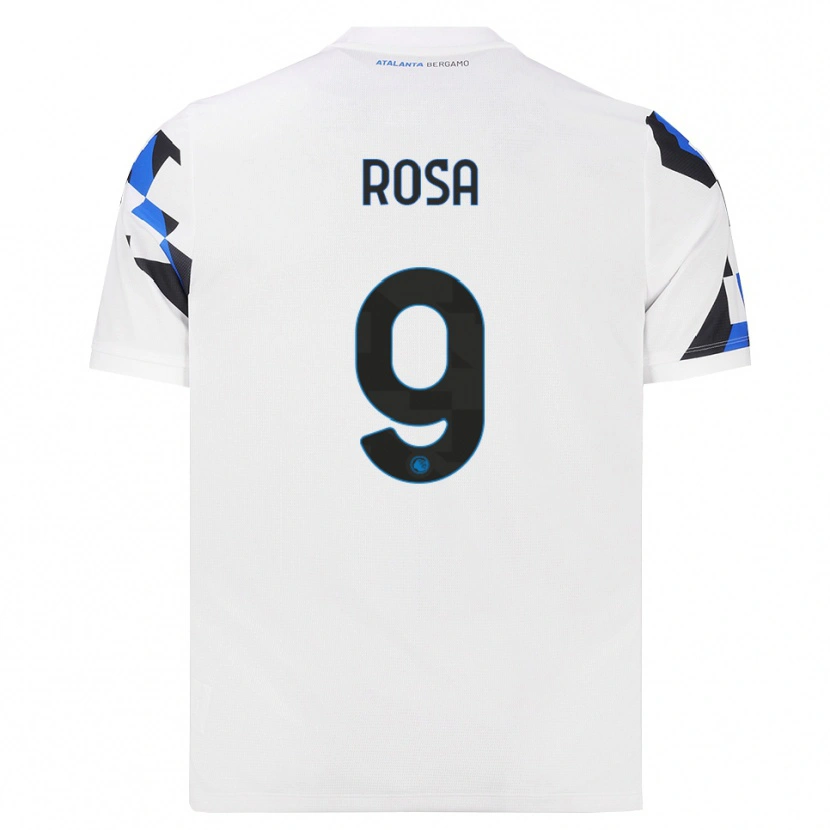 Danxen Herren Alessio Rosa #9 Weiß Rot Blau Auswärtstrikot Trikot 2026/27 T-Shirt Schweiz