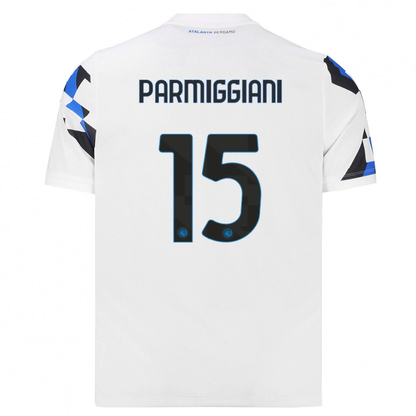 Danxen Herren Pietro Parmiggiani #15 Weiß Rot Blau Auswärtstrikot Trikot 2026/27 T-Shirt Schweiz