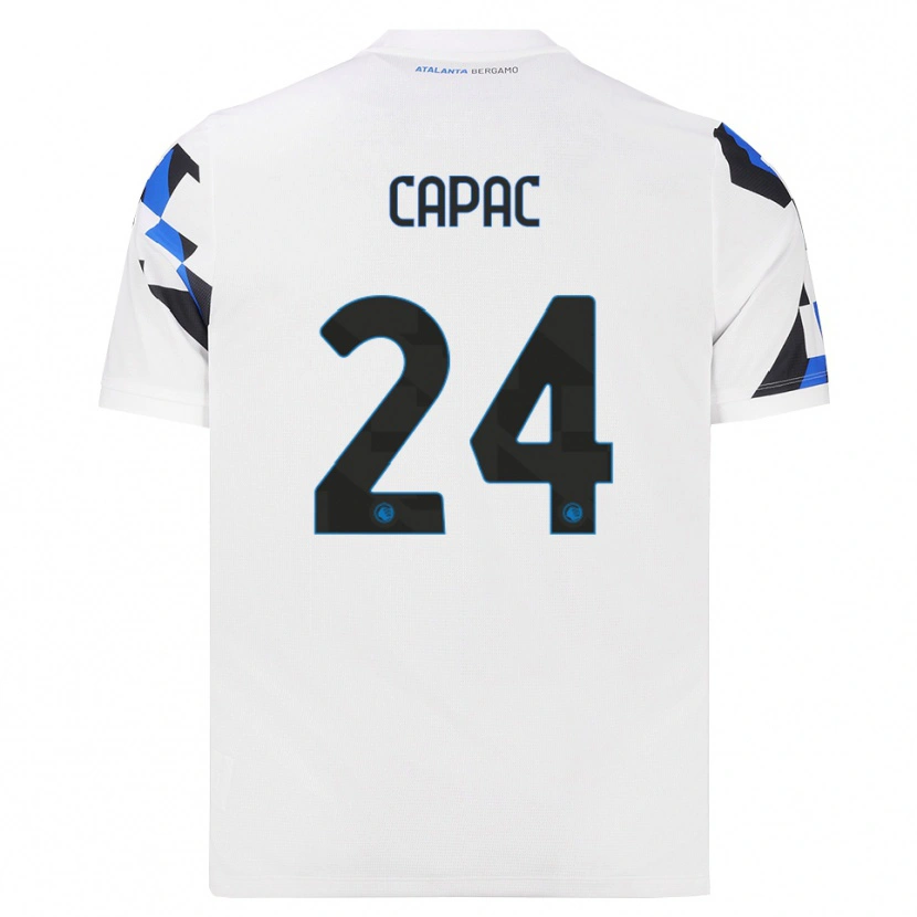 Danxen Herren Alexandru Capac #24 Weiß Rot Blau Auswärtstrikot Trikot 2026/27 T-Shirt Schweiz