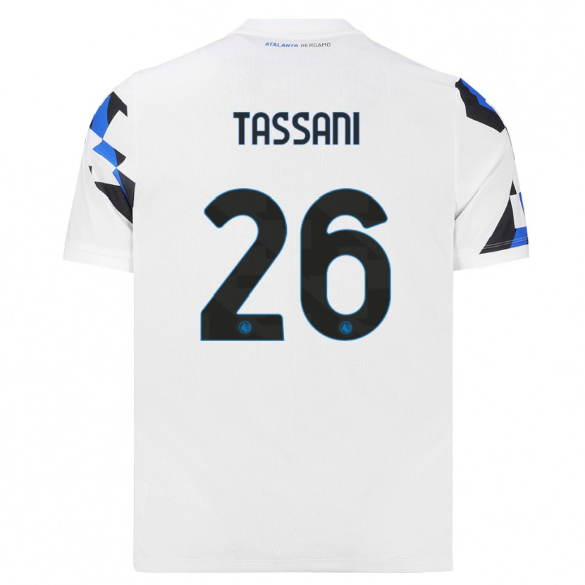 Danxen Herren Alessandro Tassani #26 Weiß Rot Blau Auswärtstrikot Trikot 2026/27 T-Shirt Schweiz