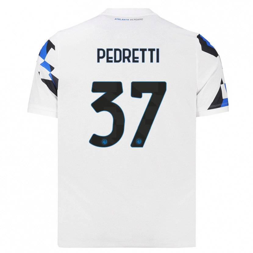 Danxen Herren Mattia Pedretti #37 Weiß Rot Blau Auswärtstrikot Trikot 2026/27 T-Shirt Schweiz