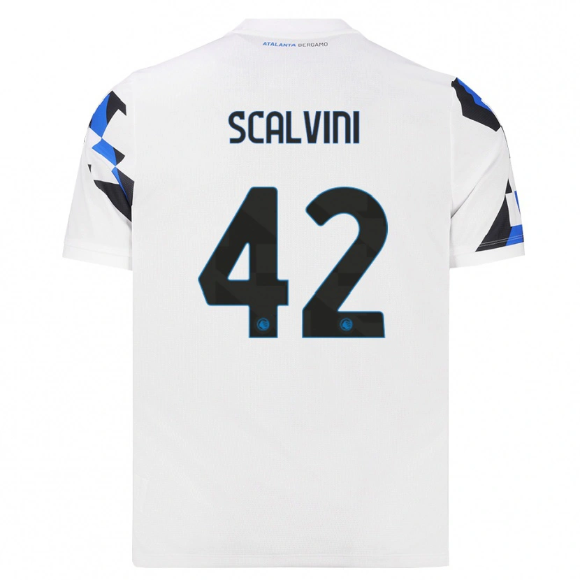 Danxen Herren Giorgio Scalvini #42 Weiß Rot Blau Auswärtstrikot Trikot 2026/27 T-Shirt Schweiz