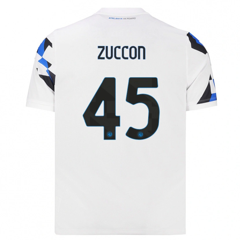 Danxen Herren Federico Zuccon #45 Weiß Rot Blau Auswärtstrikot Trikot 2026/27 T-Shirt Schweiz