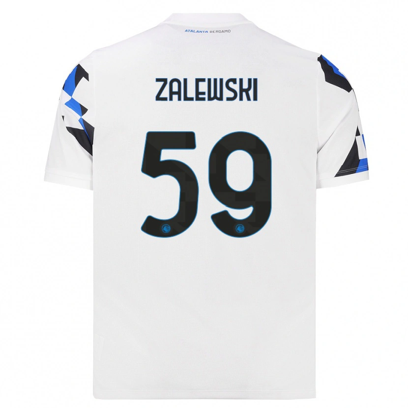 Danxen Herren Nicola Zalewski #59 Weiß Rot Blau Auswärtstrikot Trikot 2026/27 T-Shirt Schweiz