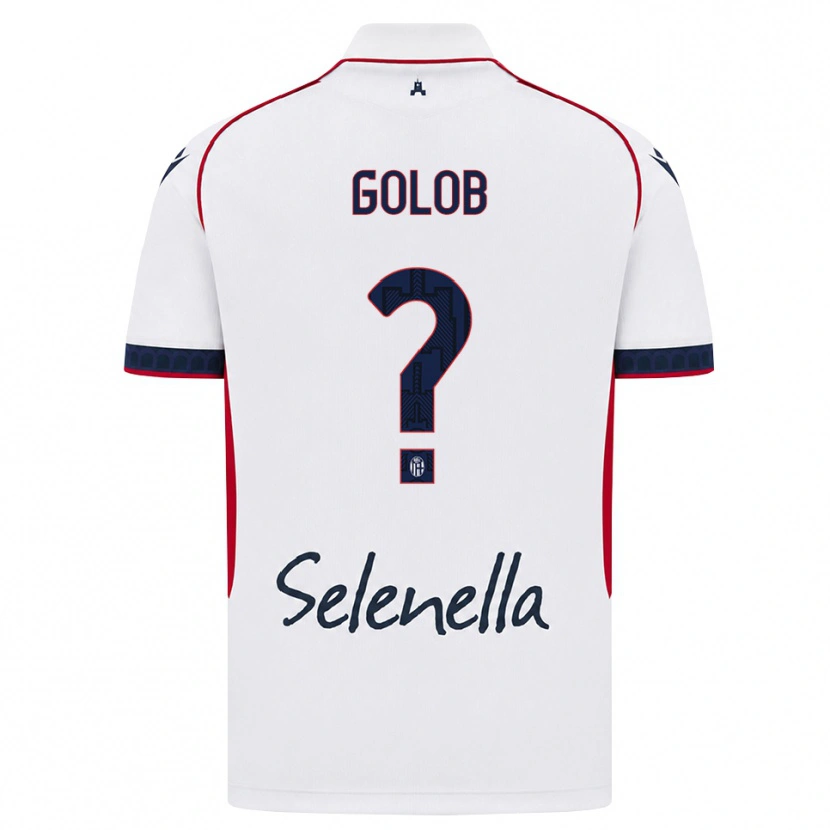 Danxen Herren Lana Golob #0 Weiß Rot Königsblau Auswärtstrikot Trikot 2026/27 T-Shirt Schweiz