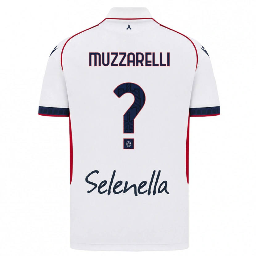 Danxen Herren Lorenzo Muzzarelli #0 Weiß Rot Königsblau Auswärtstrikot Trikot 2026/27 T-Shirt Schweiz