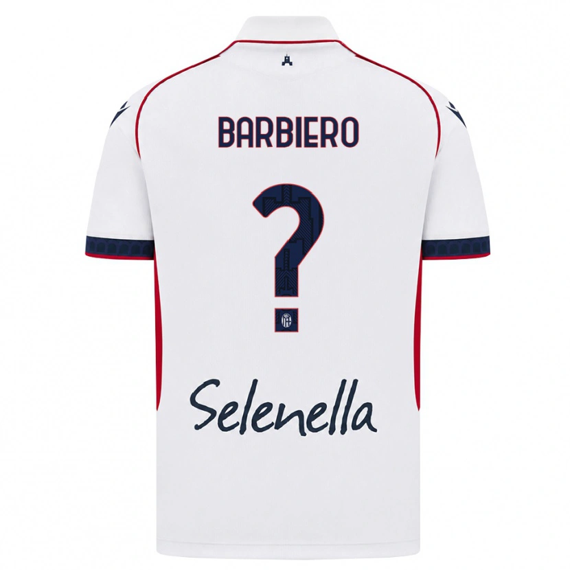 Danxen Herren Andrea Barbiero #0 Weiß Rot Königsblau Auswärtstrikot Trikot 2026/27 T-Shirt Schweiz