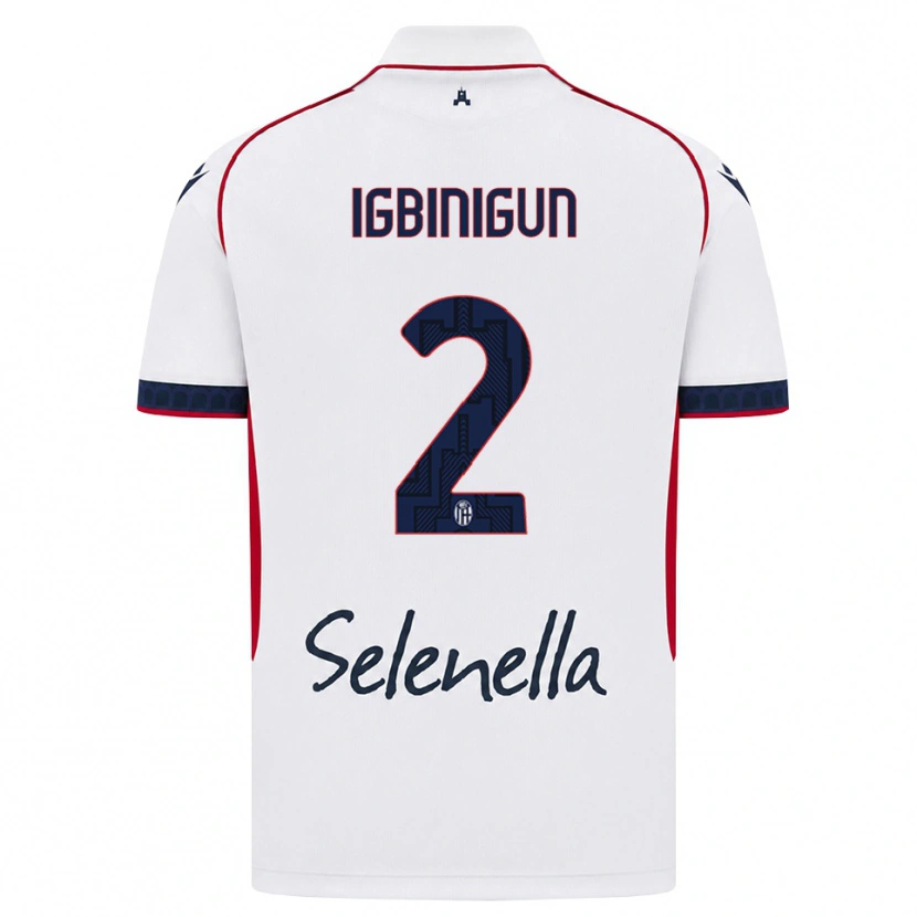 Danxen Herren James Igbinigun #2 Weiß Rot Königsblau Auswärtstrikot Trikot 2026/27 T-Shirt Schweiz