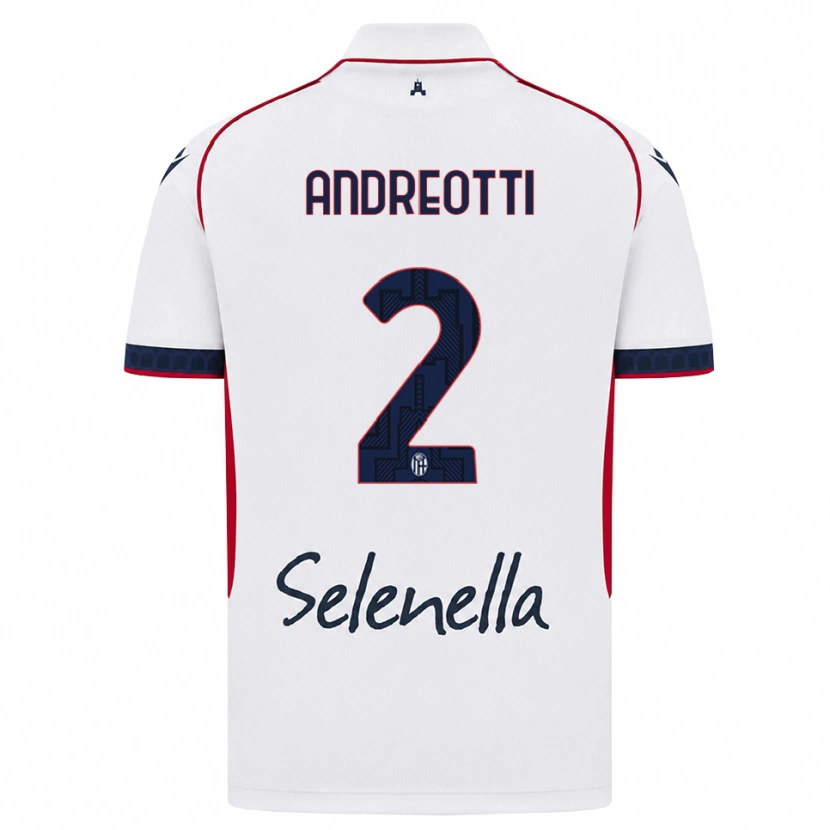 Danxen Herren Matteo Andreotti #2 Weiß Rot Königsblau Auswärtstrikot Trikot 2026/27 T-Shirt Schweiz
