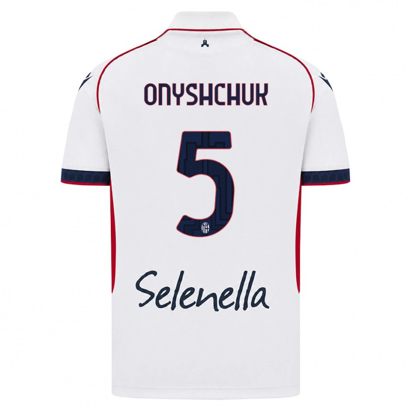 Danxen Herren Zakhar Onyshchuk #5 Weiß Rot Königsblau Auswärtstrikot Trikot 2026/27 T-Shirt Schweiz