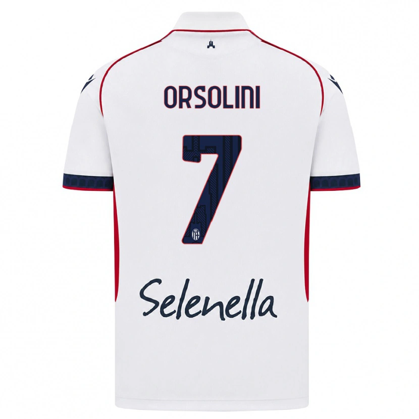 Danxen Herren Riccardo Orsolini #7 Weiß Rot Königsblau Auswärtstrikot Trikot 2026/27 T-Shirt Schweiz