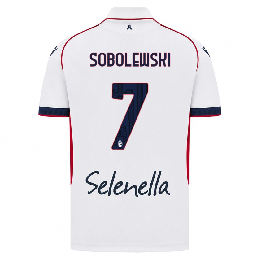 Danxen Herren Konrad Sobolewski #7 Weiß Rot Königsblau Auswärtstrikot Trikot 2026/27 T-Shirt Schweiz