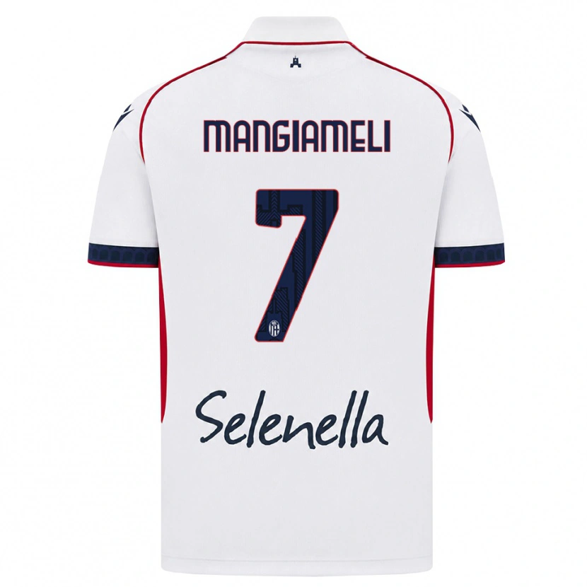 Danxen Herren Federico Mangiameli #7 Weiß Rot Königsblau Auswärtstrikot Trikot 2026/27 T-Shirt Schweiz