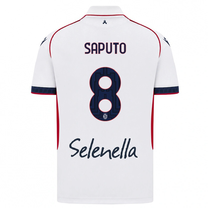 Danxen Herren Jesse Saputo #8 Weiß Rot Königsblau Auswärtstrikot Trikot 2026/27 T-Shirt Schweiz