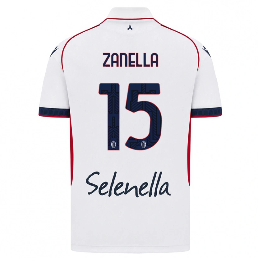Danxen Herren Jacopo Zanella #15 Weiß Rot Königsblau Auswärtstrikot Trikot 2026/27 T-Shirt Schweiz