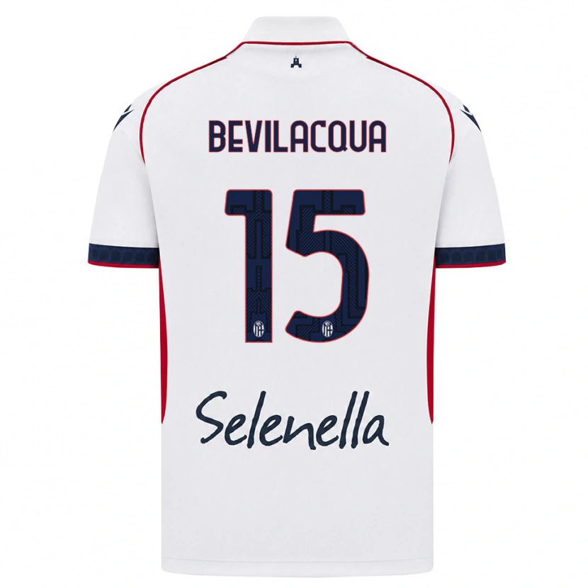 Danxen Herren Vincenzo Bevilacqua #15 Weiß Rot Königsblau Auswärtstrikot Trikot 2026/27 T-Shirt Schweiz
