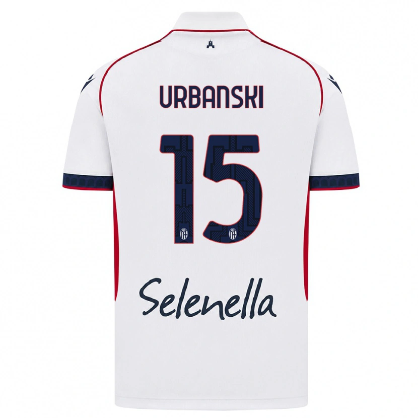 Danxen Herren Dominik Urbanski #15 Weiß Rot Königsblau Auswärtstrikot Trikot 2026/27 T-Shirt Schweiz