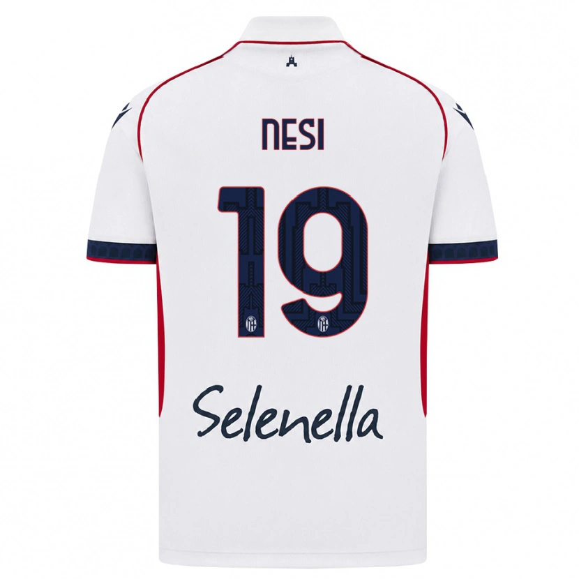 Danxen Herren Luca Nesi #19 Weiß Rot Königsblau Auswärtstrikot Trikot 2026/27 T-Shirt Schweiz