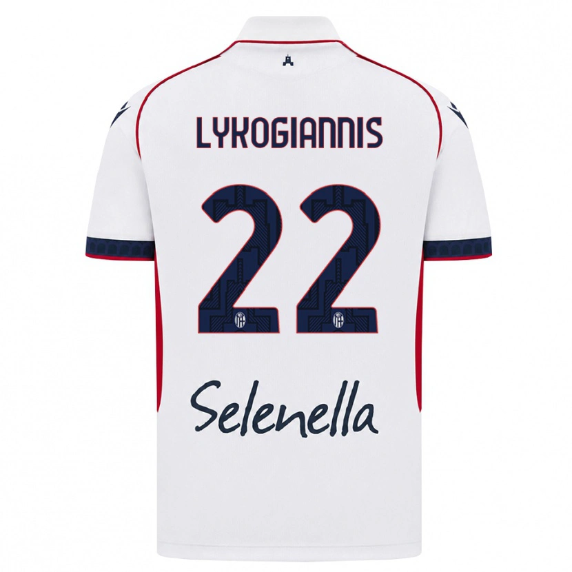 Danxen Herren Charalampos Lykogiannis #22 Weiß Rot Königsblau Auswärtstrikot Trikot 2026/27 T-Shirt Schweiz