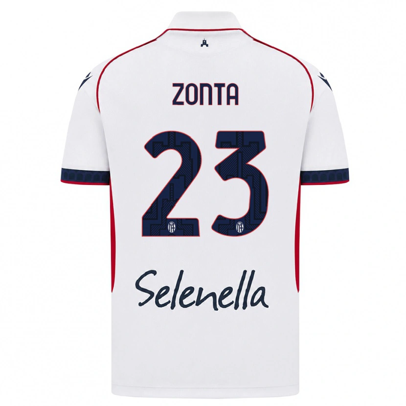 Danxen Herren Alessandro Zonta #23 Weiß Rot Königsblau Auswärtstrikot Trikot 2026/27 T-Shirt Schweiz