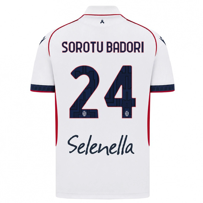 Danxen Herren Kwesi Sorotu Badori #24 Weiß Rot Königsblau Auswärtstrikot Trikot 2026/27 T-Shirt Schweiz