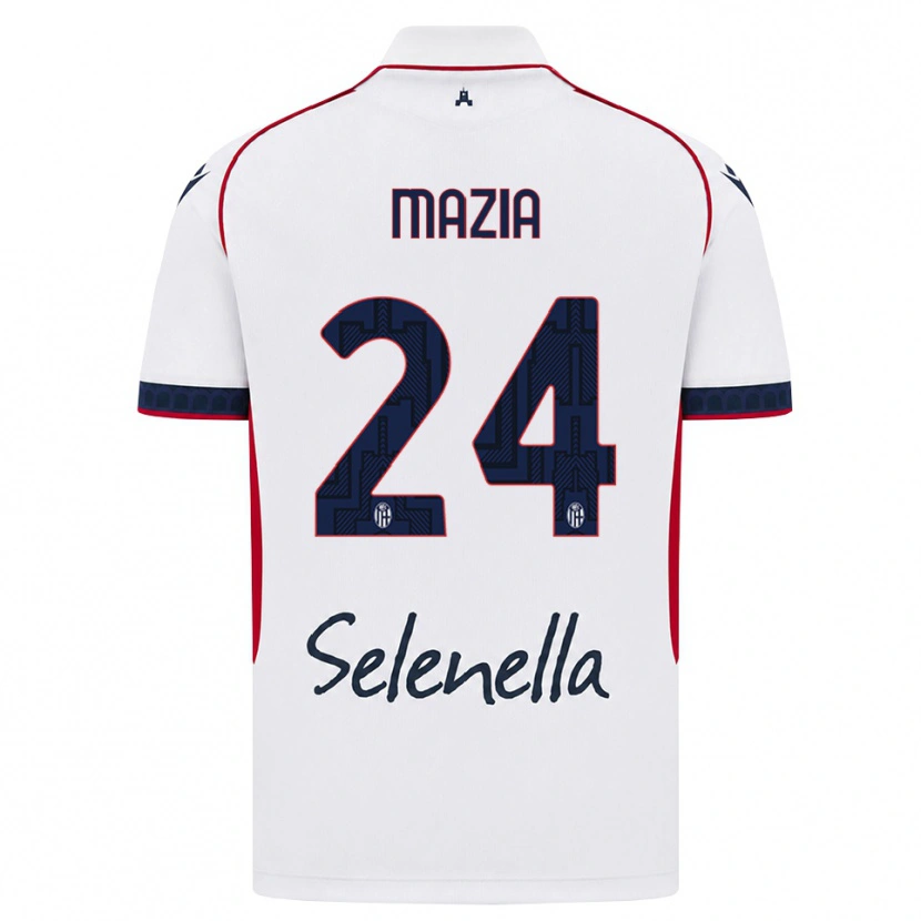 Danxen Herren Andrea Mazia #24 Weiß Rot Königsblau Auswärtstrikot Trikot 2026/27 T-Shirt Schweiz