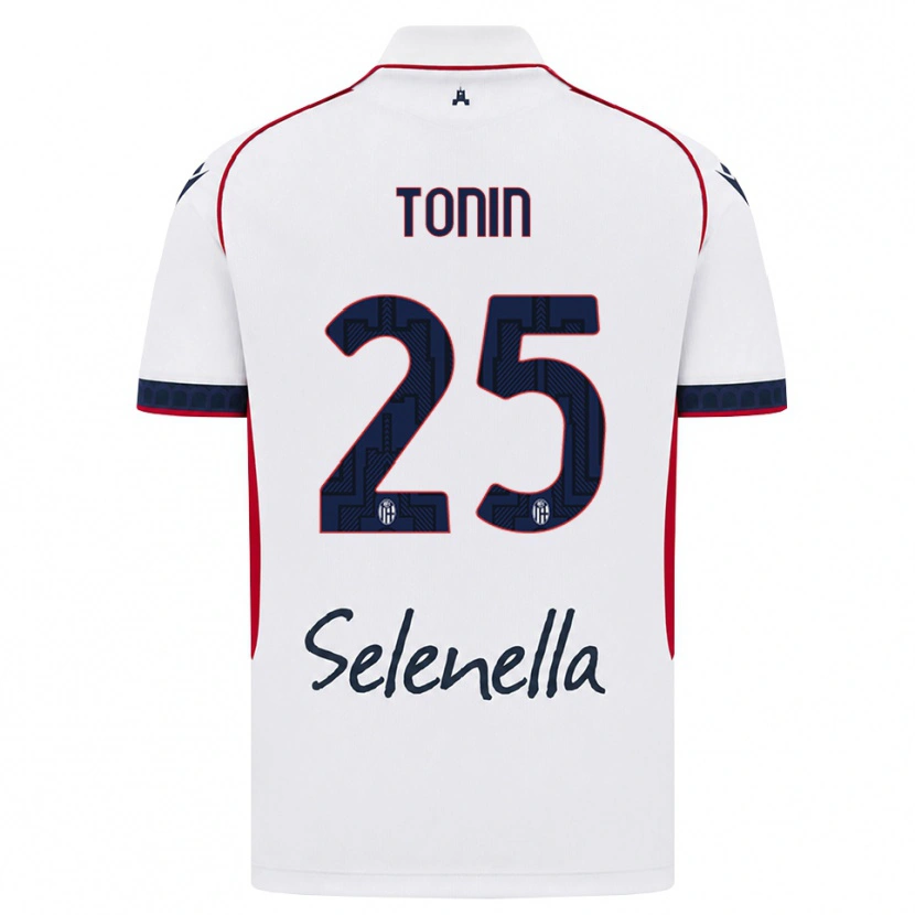 Danxen Herren Federico Tonin #25 Weiß Rot Königsblau Auswärtstrikot Trikot 2026/27 T-Shirt Schweiz