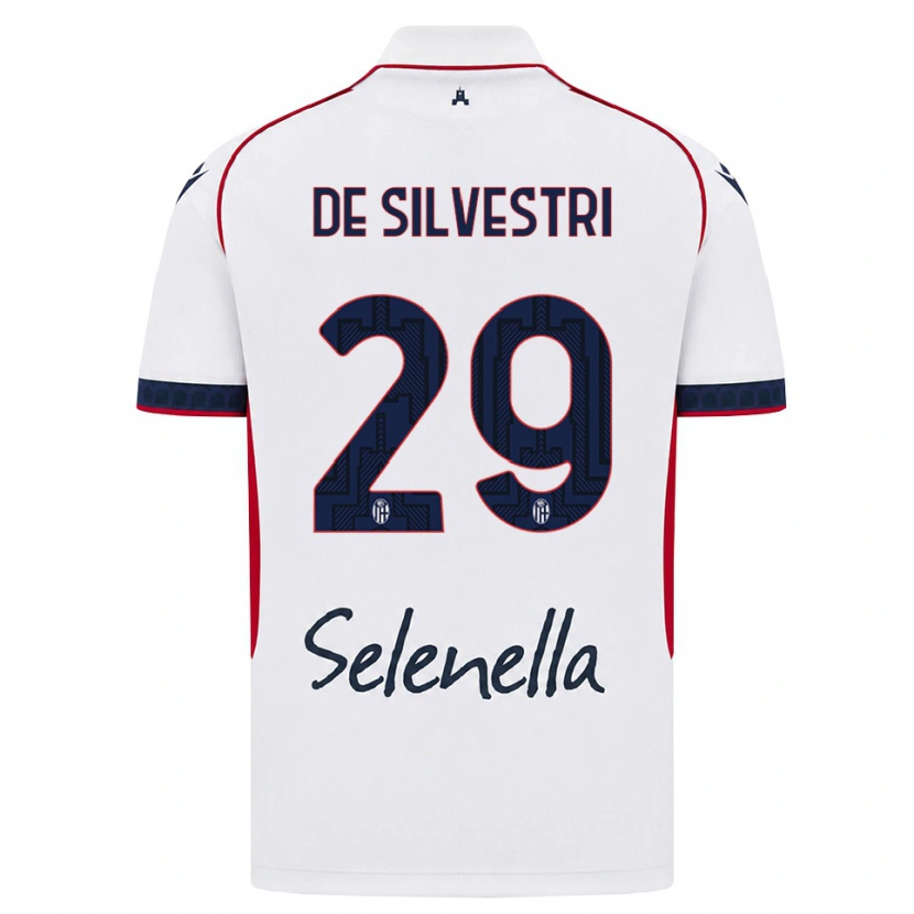 Danxen Herren Lorenzo De Silvestri #29 Weiß Rot Königsblau Auswärtstrikot Trikot 2026/27 T-Shirt Schweiz