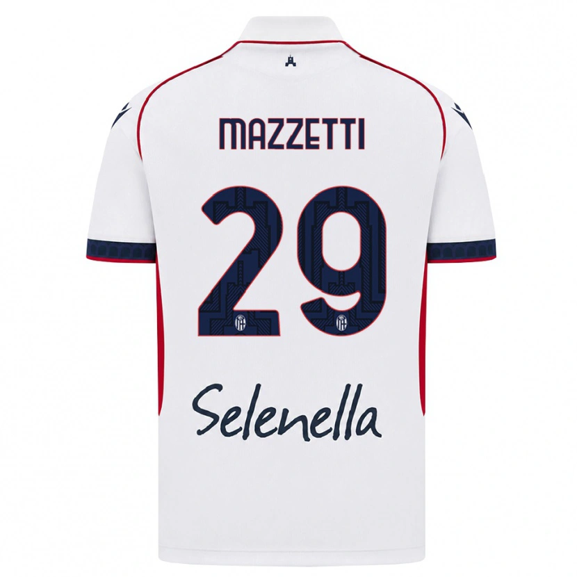 Danxen Herren Gabriele Mazzetti #29 Weiß Rot Königsblau Auswärtstrikot Trikot 2026/27 T-Shirt Schweiz