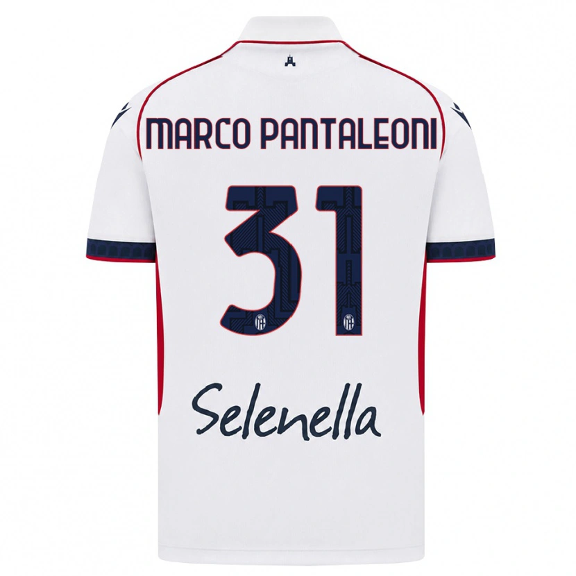 Danxen Herren Gian Marco Pantaleoni #31 Weiß Rot Königsblau Auswärtstrikot Trikot 2026/27 T-Shirt Schweiz