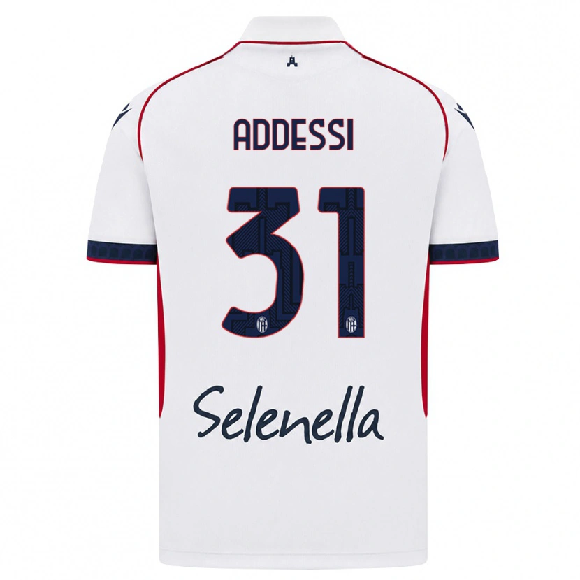 Danxen Herren Simone Addessi #31 Weiß Rot Königsblau Auswärtstrikot Trikot 2026/27 T-Shirt Schweiz