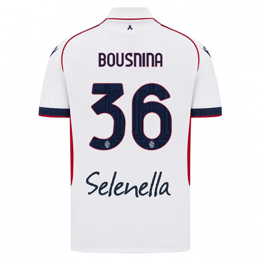 Danxen Herren Farès Bousnina #36 Weiß Rot Königsblau Auswärtstrikot Trikot 2026/27 T-Shirt Schweiz