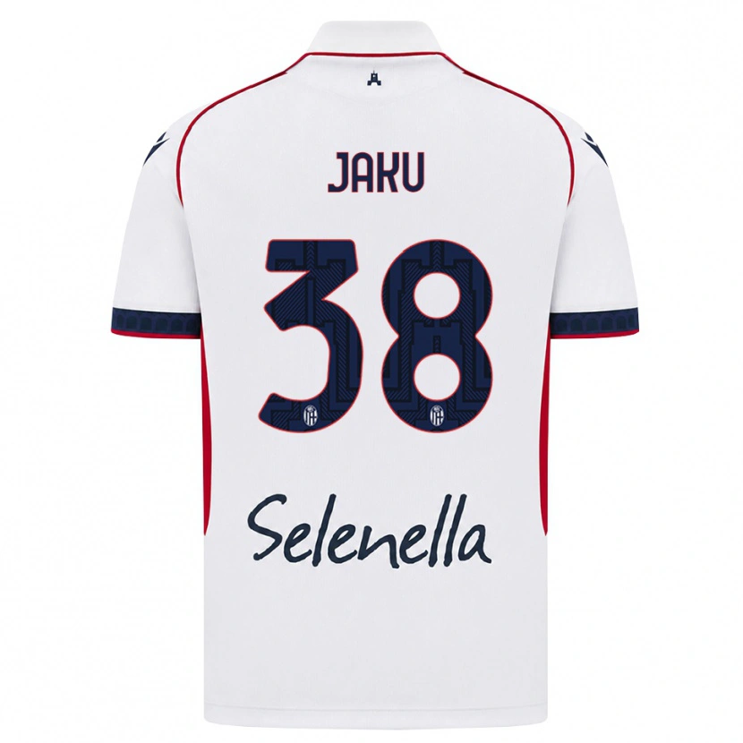 Danxen Herren Jordi Jaku #38 Weiß Rot Königsblau Auswärtstrikot Trikot 2026/27 T-Shirt Schweiz