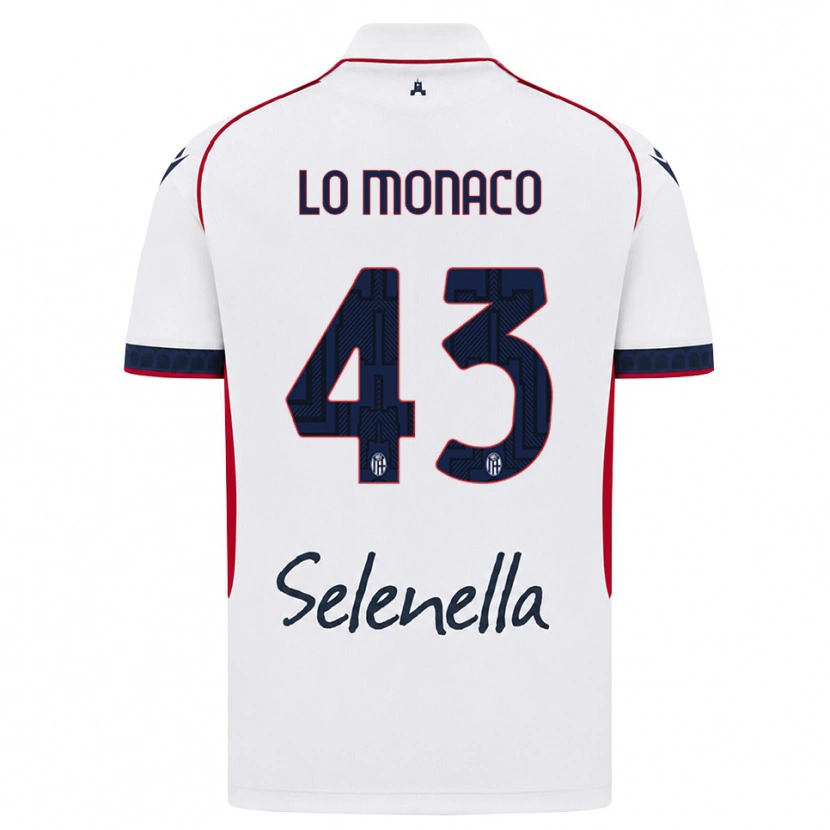 Danxen Herren Luca Lo Monaco #43 Weiß Rot Königsblau Auswärtstrikot Trikot 2026/27 T-Shirt Schweiz