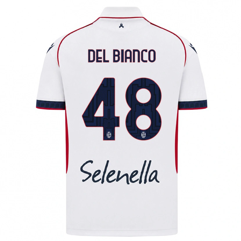Danxen Herren Riccardo Del Bianco #48 Weiß Rot Königsblau Auswärtstrikot Trikot 2026/27 T-Shirt Schweiz