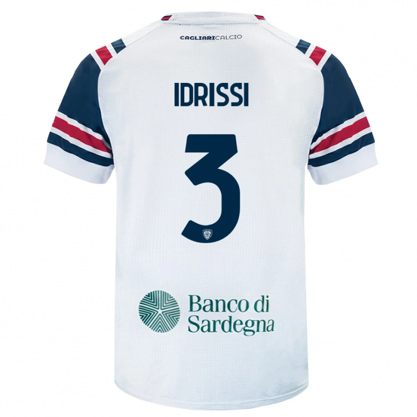 Danxen Herren Riyad Idrissi #3 Weiß Rot Grün Auswärtstrikot Trikot 2026/27 T-Shirt Schweiz