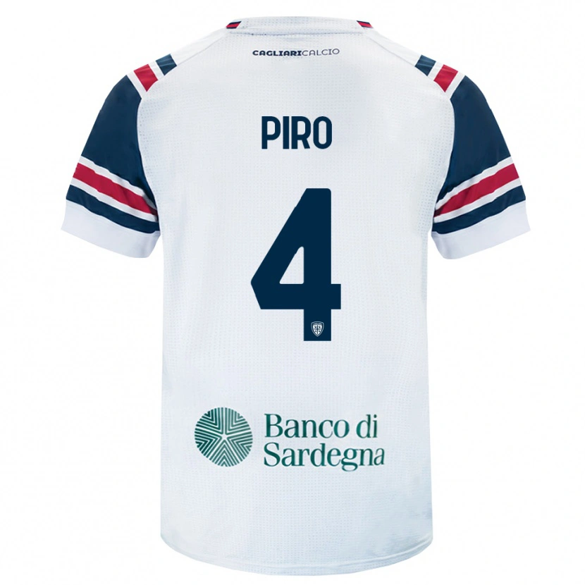 Danxen Herren Samuele Piro #4 Weiß Rot Grün Auswärtstrikot Trikot 2026/27 T-Shirt Schweiz