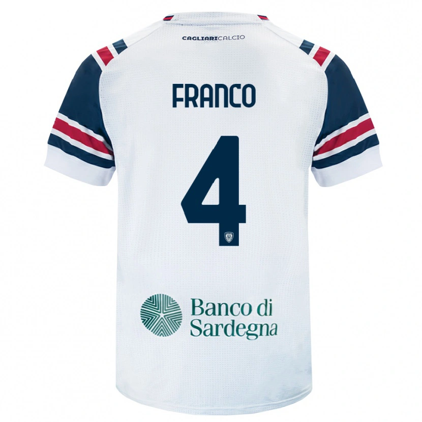 Danxen Herren Christian Franco #4 Weiß Rot Grün Auswärtstrikot Trikot 2026/27 T-Shirt Schweiz